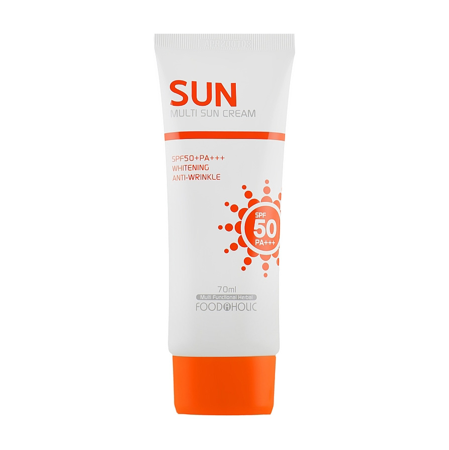 Сонцезахисний крем для обличчя та тіла Food A Holic Multi Sun Cream SPF 50+/PA+++, 70 мл